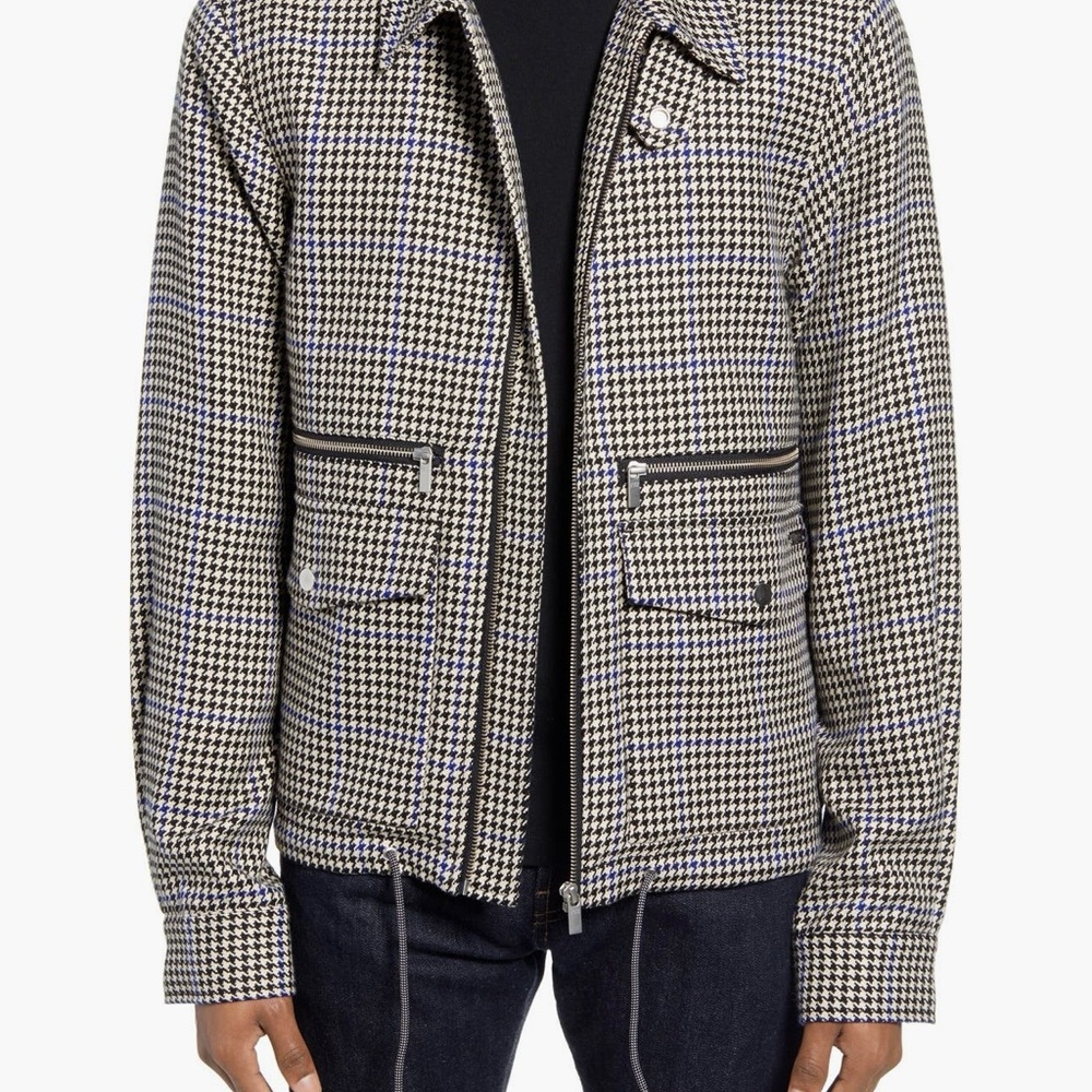 Scotch & Soda Houndstooth Jacket. Perfectly as a light jacket or for layering.